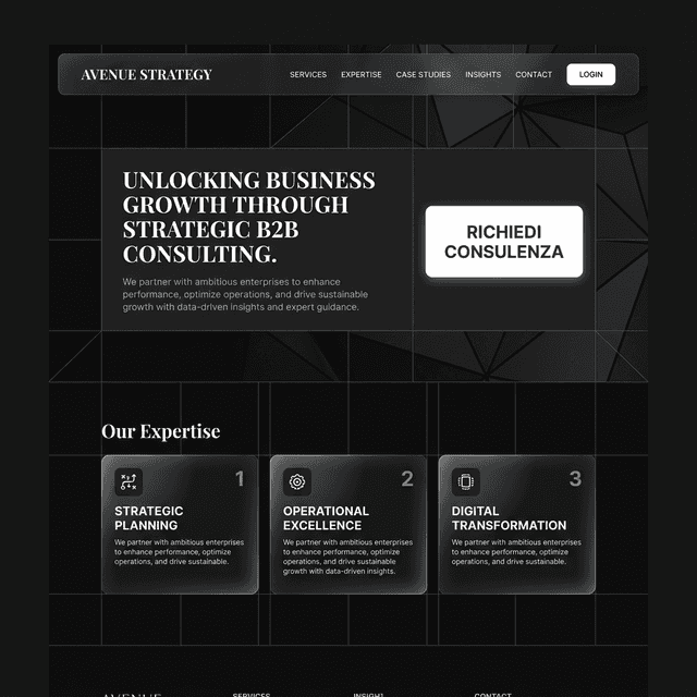 Prototipo UI Servizi B2B
